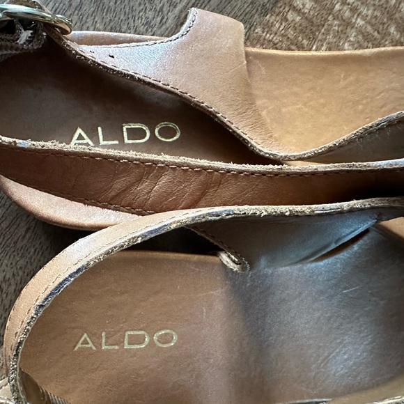 Aldo Jerilassi Leather Sandals - Picture 7 of 8